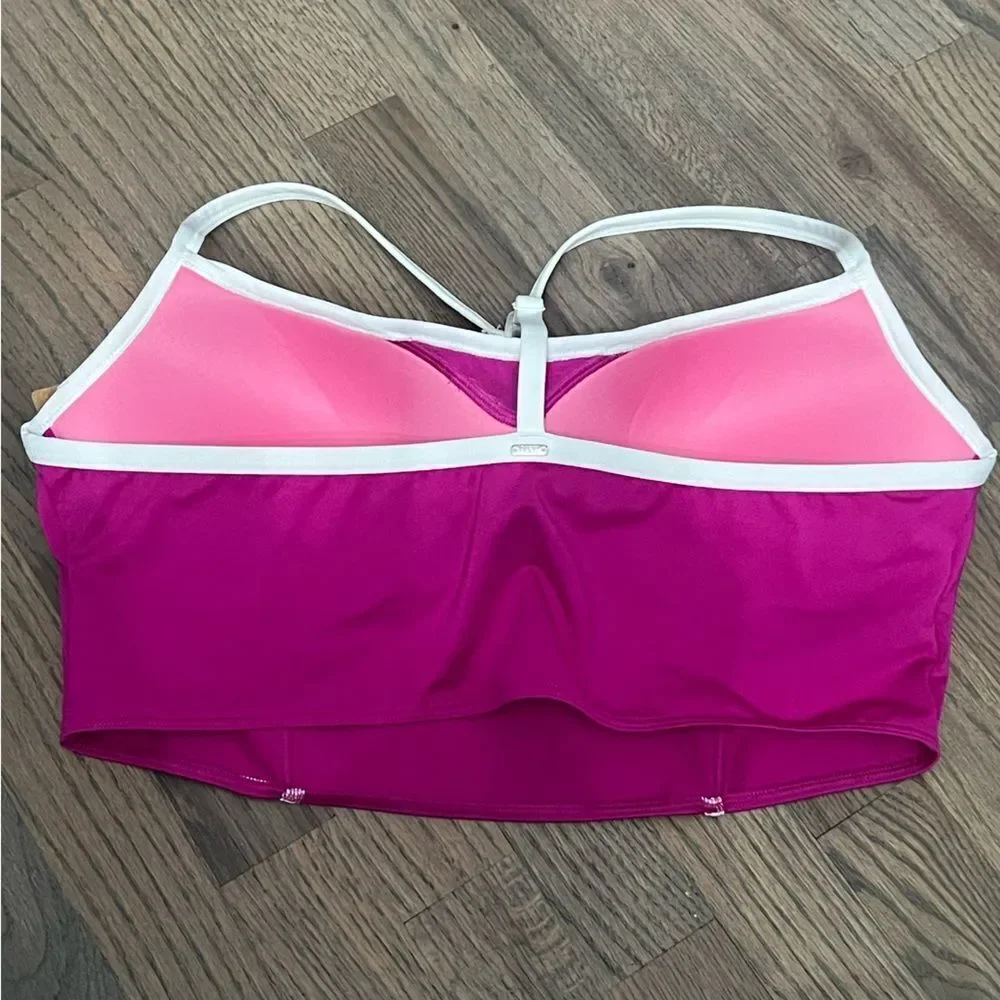 Victorias Secret Pink Active Ultímate Push up Padded Corset Sports Bra Pink M